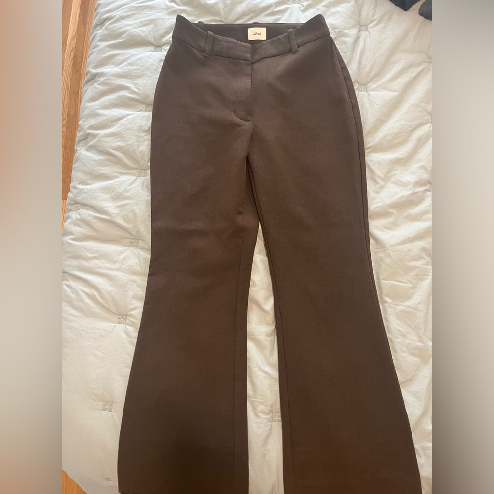 Aritzia Wilfred bootcut pants, 4